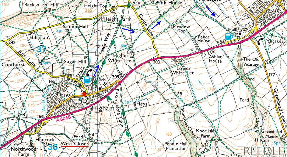 Higham Map